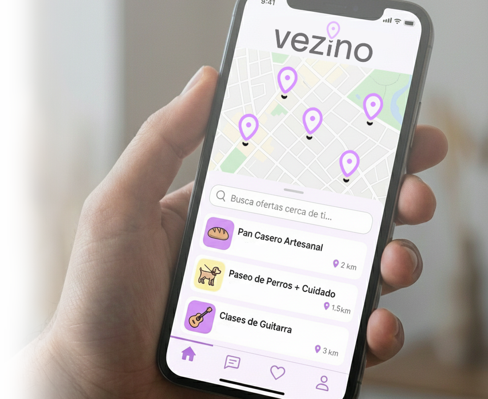 Vezino App Interface